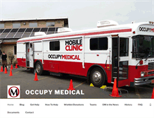 Tablet Screenshot of occupy-medical.org